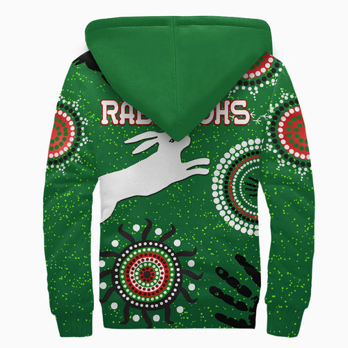 vibehoodie-hoodie-south-sydney-rabbitohs-unique-indigenous-rugby-team-sherpa-hoodies