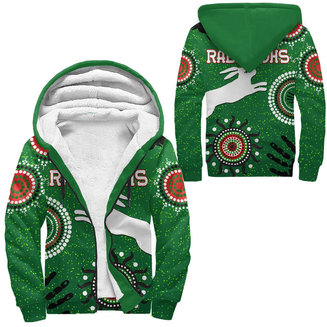 vibehoodie-hoodie-south-sydney-rabbitohs-unique-indigenous-rugby-team-sherpa-hoodies