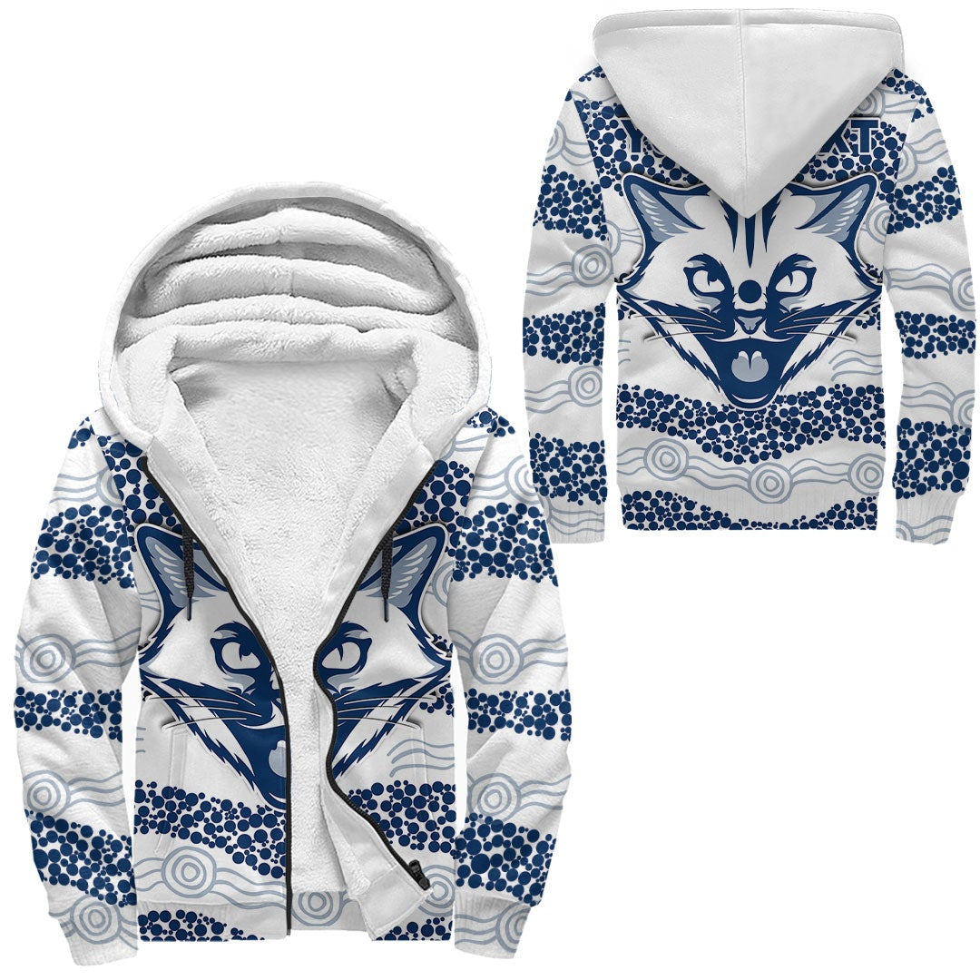 vibehoodie-hoodie-custom-geelong-cats-simple-indigenous-football-team-sherpa-hoodies