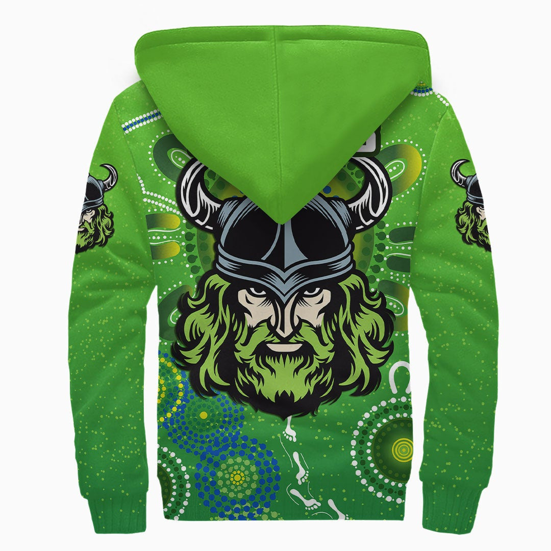 vibehoodie-hoodie-custom-canberra-raiders-simple-indigenous-rugby-team-sherpa-hoodies