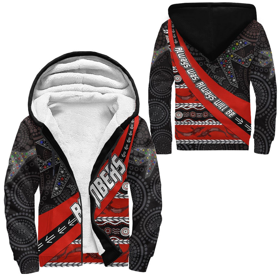 vibehoodie-hoodie-essendon-bombers-indigenous-black-style-football-team-sherpa-hoodies