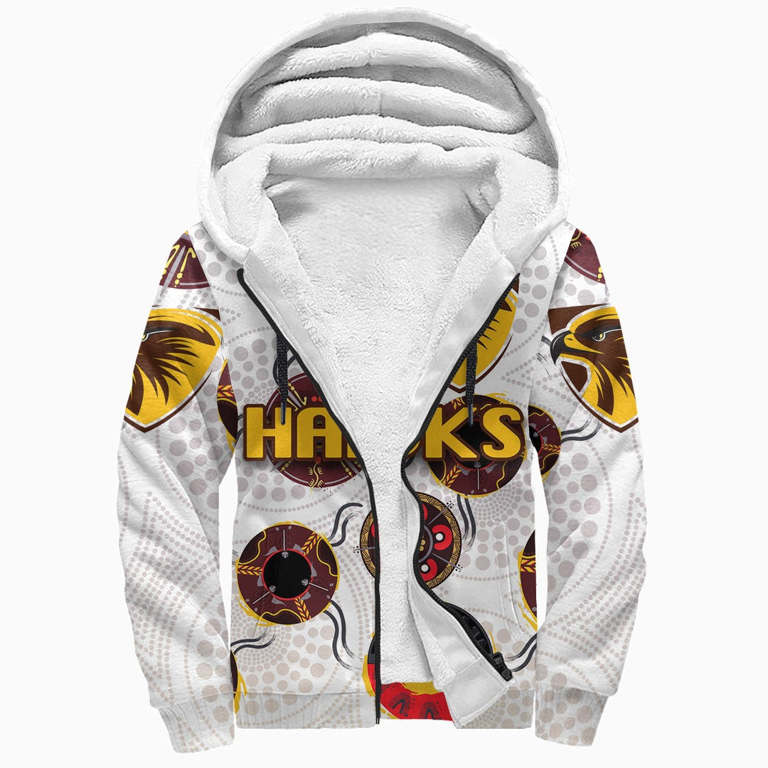 vibehoodie-hoodie-hawthorn-hawks-indigenous-white-version-football-team-sherpa-hoodies