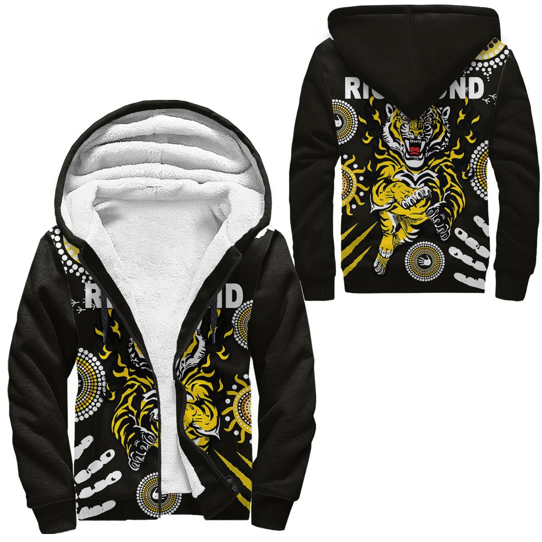 vibehoodie-hoodie-richmond-tigers-indigenous-football-team-sherpa-hoodies