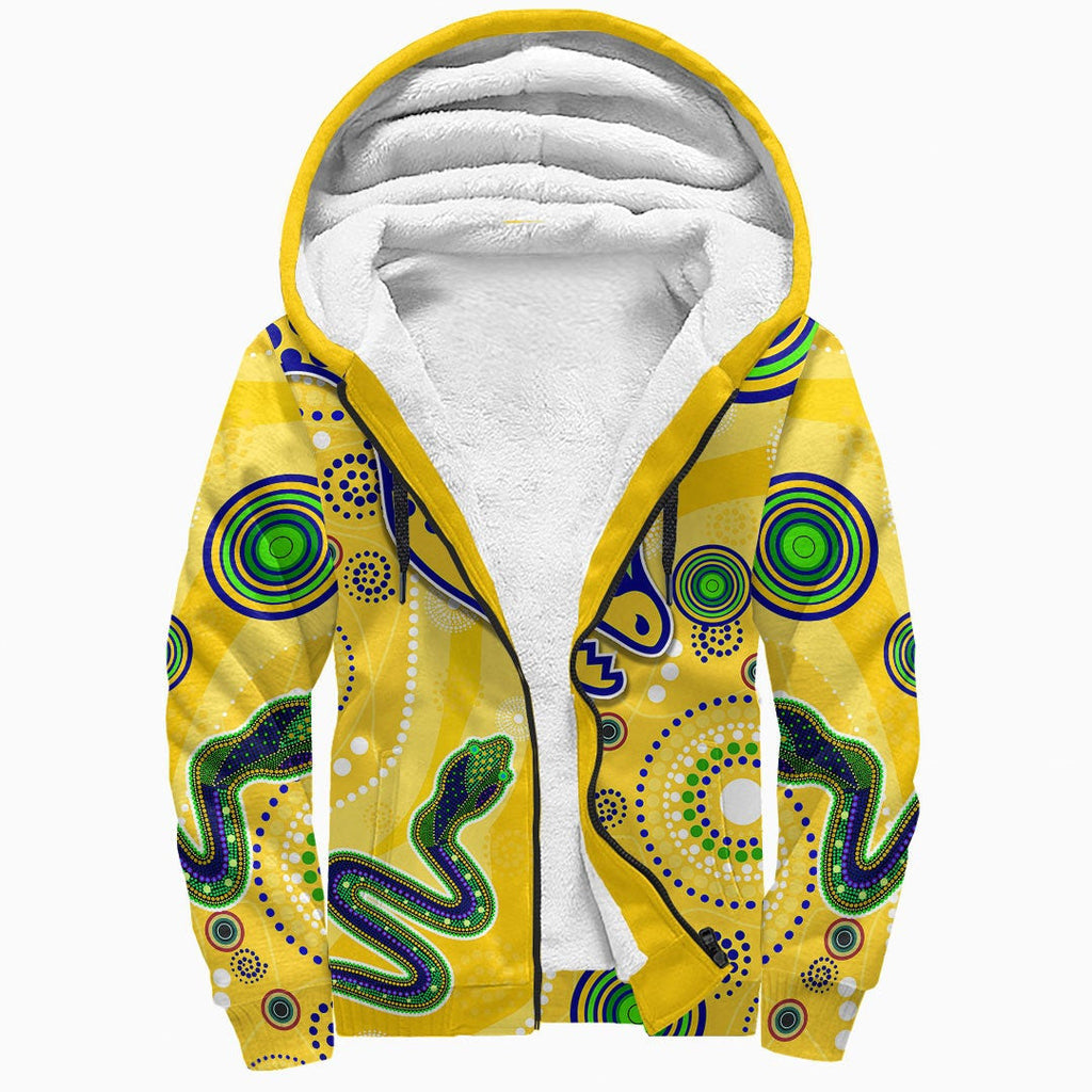 vibehoodie-hoodie-custom-parramatta-eels-indigenous-yellow-rugby-team-sherpa-hoodies