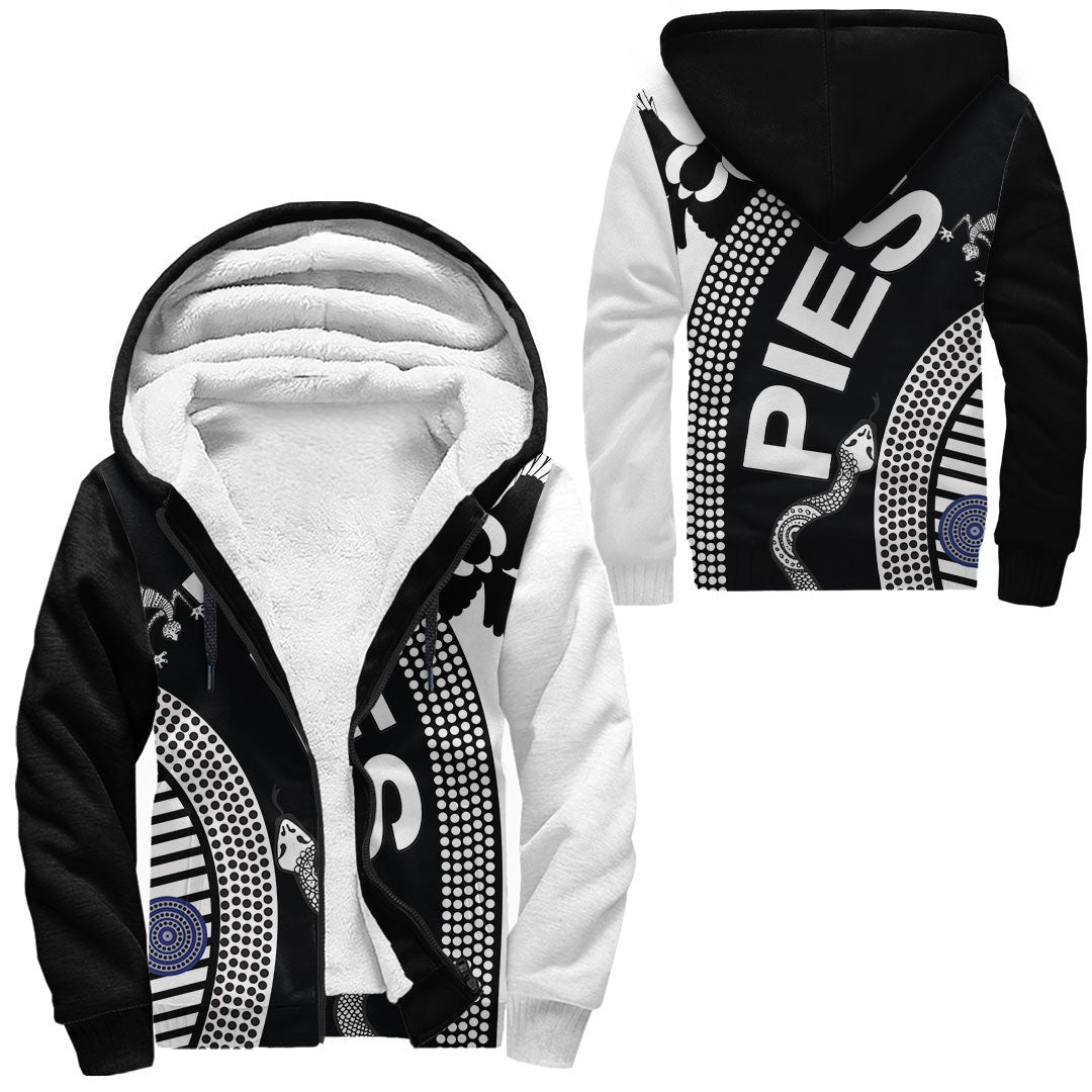 vibehoodie-hoodie-collingwood-magpies-indigenous-pies-football-team-sherpa-hoodies