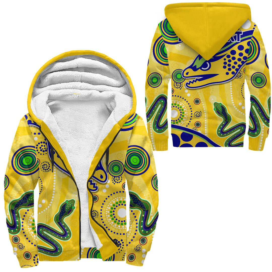 vibehoodie-hoodie-custom-parramatta-eels-indigenous-yellow-rugby-team-sherpa-hoodies