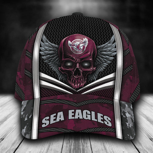 nrl-manly-warringah-sea-eagles-skull-classic-cap-custom-name