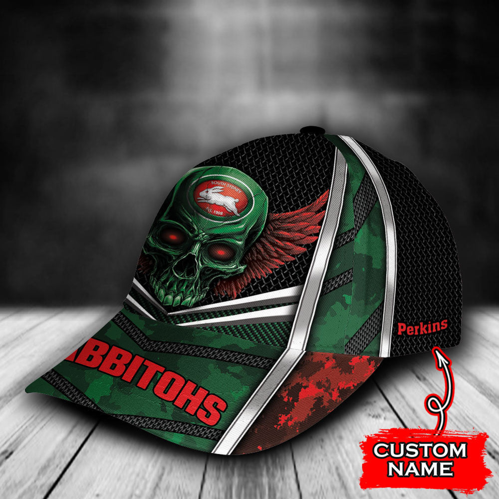 nrl-south-sydney-rabbitohs-skull-classic-cap-custom-name