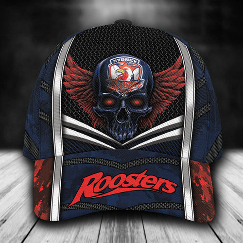 nrl-sydney-roosters-skull-classic-cap-custom-name-1