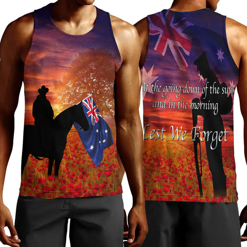 vibe-hoodie-clothing-australia-lest-we-forget-light-horse-silhouette-men-tank-top