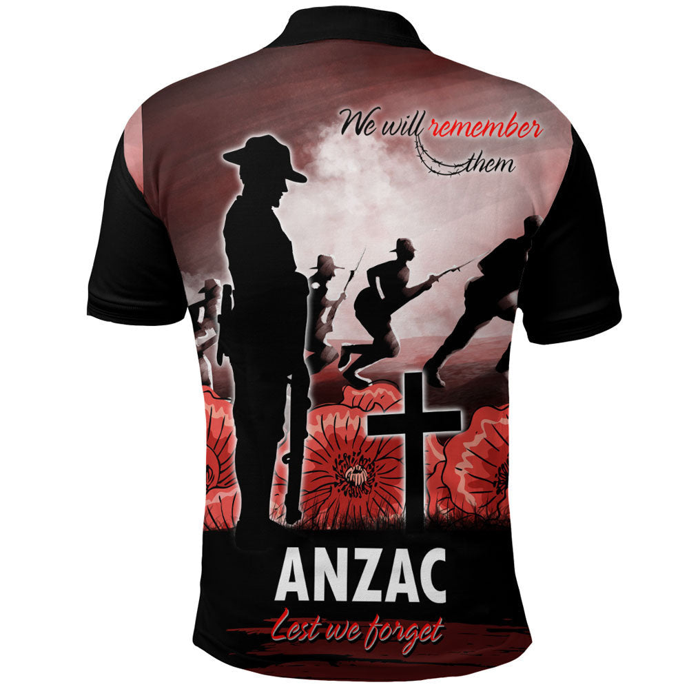 1stheworld-clothing-anzac-day-we-will-remember-them-special-version-polo-shirt