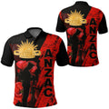 1stheworld-clothing-anzac-day-soldier-silhouette-remembrance-polo-shirt