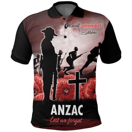 1stheworld-clothing-anzac-day-we-will-remember-them-special-version-polo-shirt