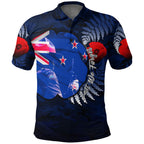 1stheworld-clothing-custom-new-zealand-anzac-day-poppy-polo-shirt
