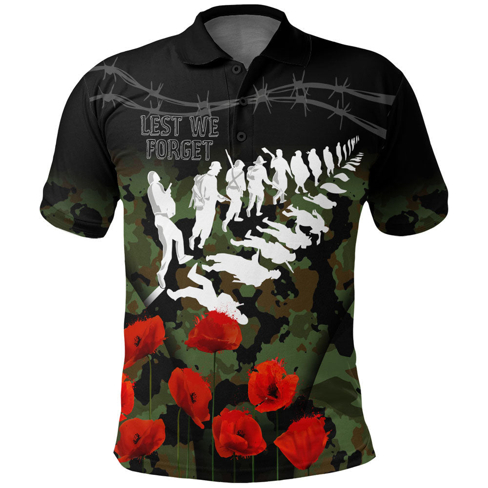 1stheworld-clothing-new-zealand-anzac-lest-we-forget-poppy-camo-polo-shirt