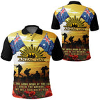 1stheworld-clothing-anzac-day-soldier-going-down-of-the-sun-polo-shirt