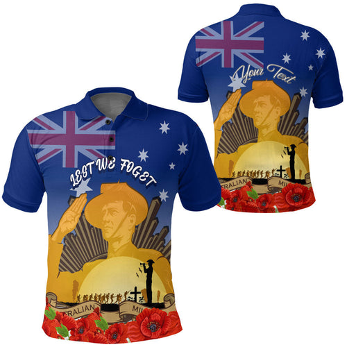 1stheworld-clothing-custom-australia-anzac-day-soldier-salute-polo-shirt
