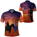 1stheworld-clothing-australia-lest-we-forget-light-horse-silhouette-polo-shirt