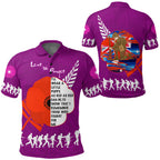 1stheworld-clothing-new-zealand-anzac-red-poopy-purple-polo-shirt