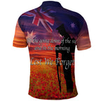 1stheworld-clothing-australia-lest-we-forget-light-horse-silhouette-polo-shirt
