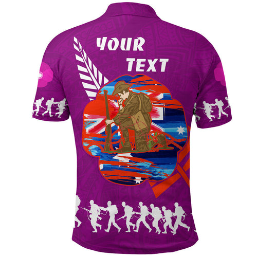 1stheworld-clothing-custom-new-zealand-anzac-red-poopy-purple-polo-shirt
