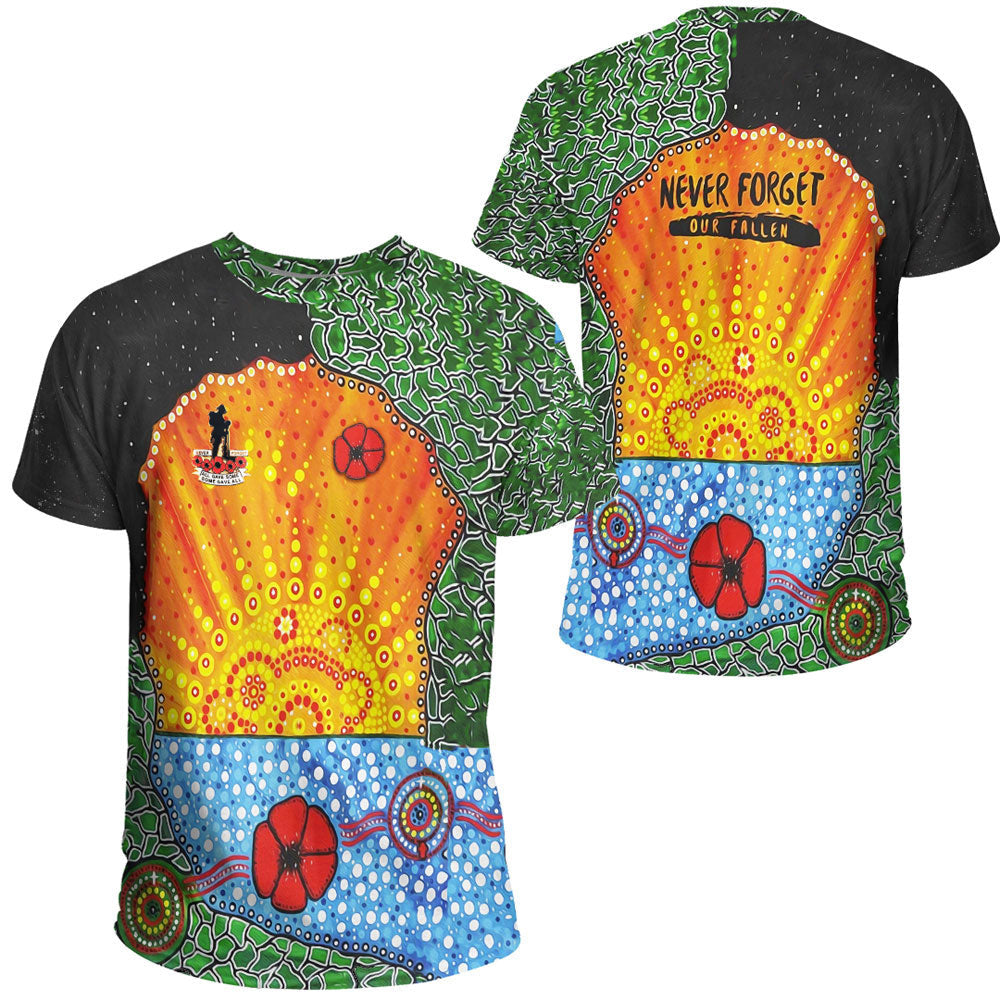 vibe-hoodie-clothing-aboriginal-australian-anzac-day-lest-we-forget-poppy-t-shirt
