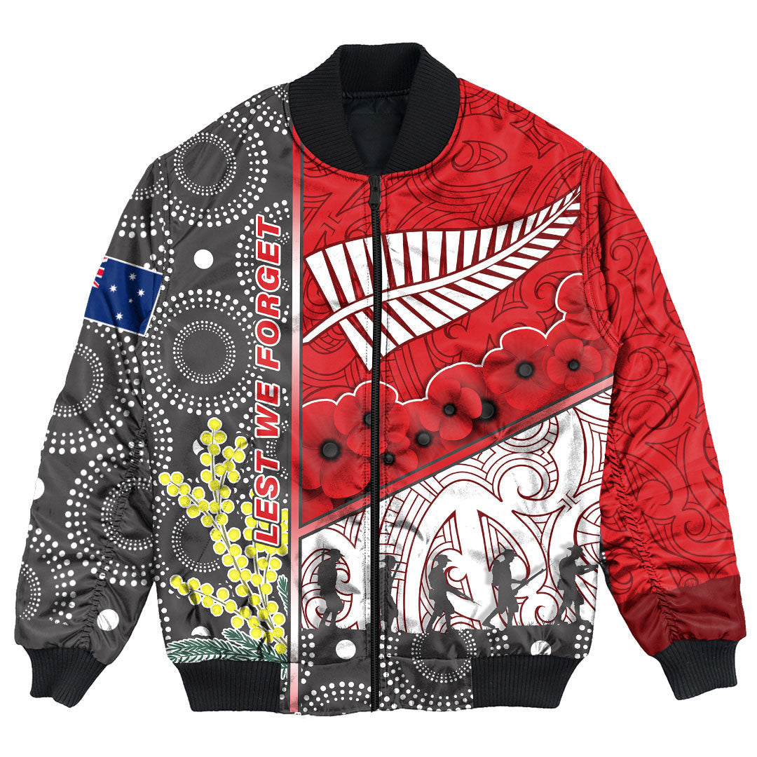 vibe-hoodie-clothing-custom-australia-indigenous-new-zealand-maori-anzac-red-bomber-jacket
