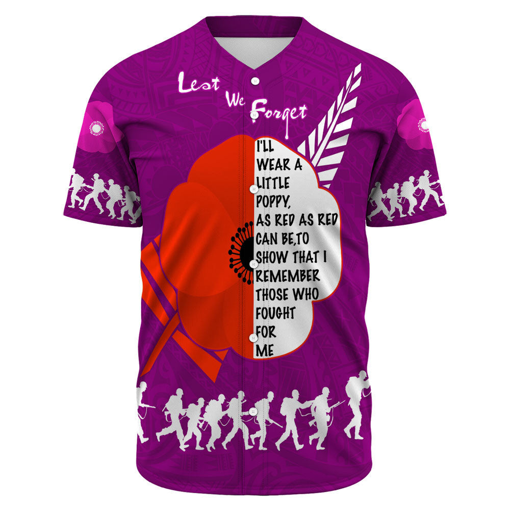 vibehoodie-clothing-custom-new-zealand-anzac-red-poopy-purple-baseball-jersey