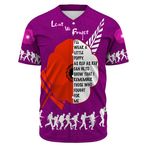 vibehoodie-clothing-custom-new-zealand-anzac-red-poopy-purple-baseball-jersey