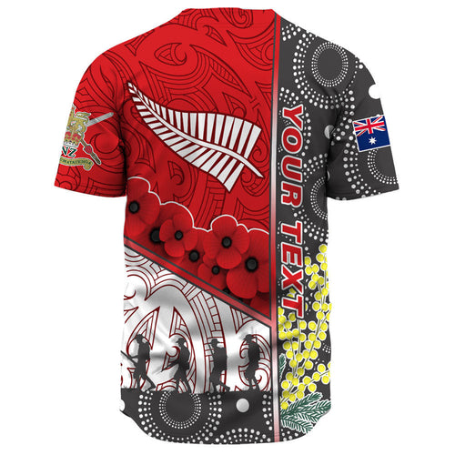 vibehoodie-clothing-custom-australia-indigenous-new-zealand-maori-anzac-red-baseball-jersey