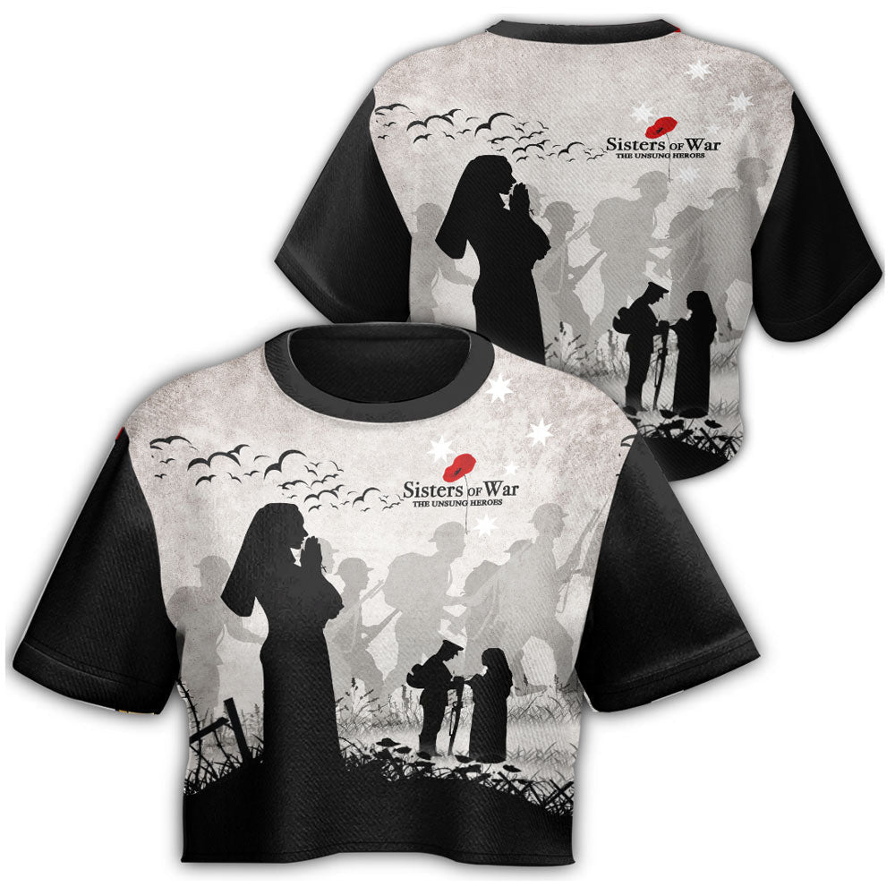 vibehoodie-clothing-anzac-day-sisters-of-war-the-unsung-heroes-croptop-t-shirt