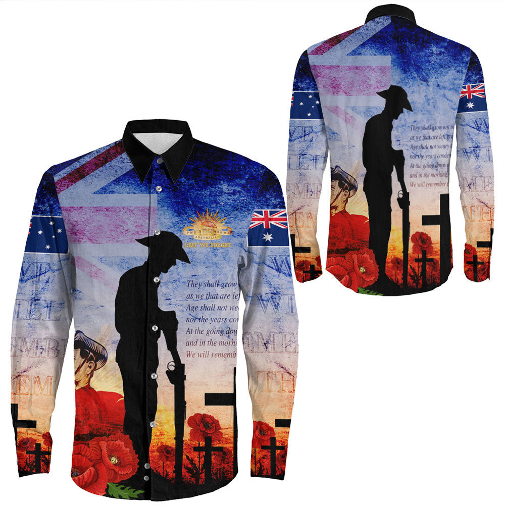 vibehoodie-clothing-anzac-day-australia-soldier-we-will-rememer-them-long-sleeve-button-shirt