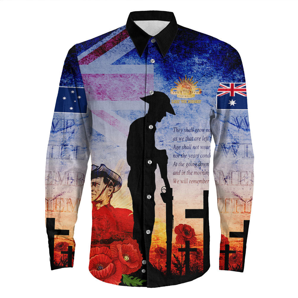 vibehoodie-clothing-anzac-day-australia-soldier-we-will-rememer-them-long-sleeve-button-shirt