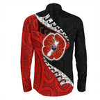vibehoodie-clothing-anzac-poppy-fern-long-sleeve-button-shirt