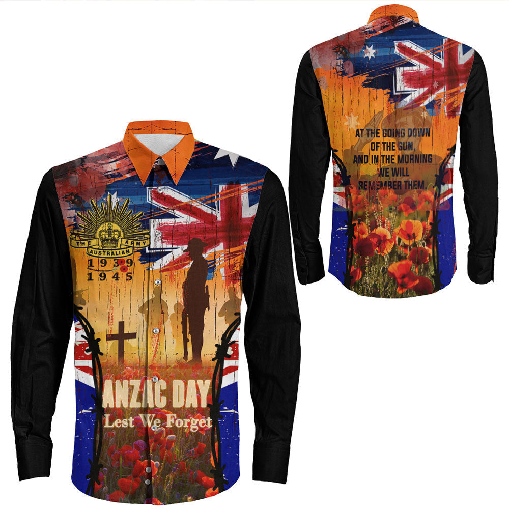 vibehoodie-clothing-anzac-day-world-war-ii-commemoration-39-45-long-sleeve-button-shirt