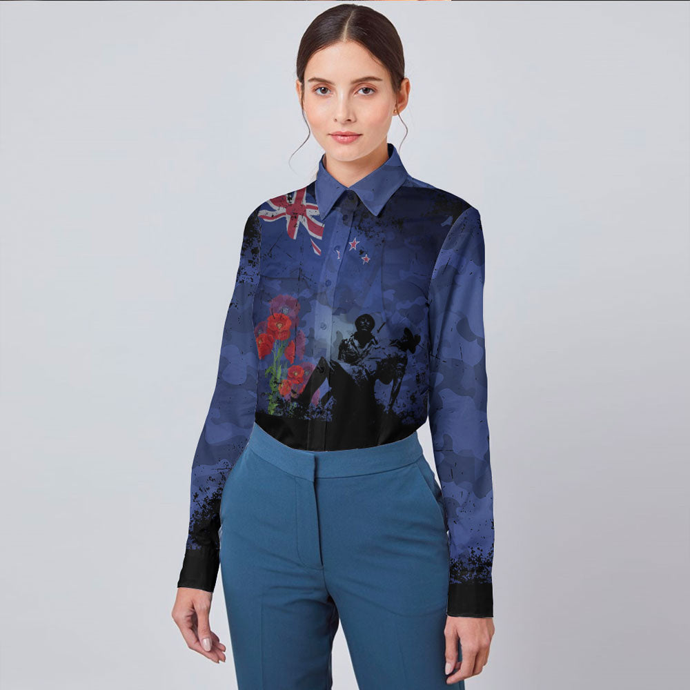 vibehoodie-clothing-new-zealand-anzac-day-soldier-poppy-camouflage-long-sleeve-button-shirt