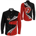 vibehoodie-clothing-anzac-poppy-fern-long-sleeve-button-shirt