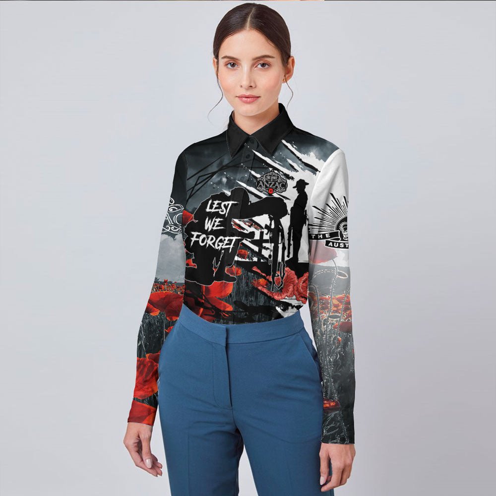vibehoodie-clothing-spirit-anzac-day-soldier-long-sleeve-button-shirt