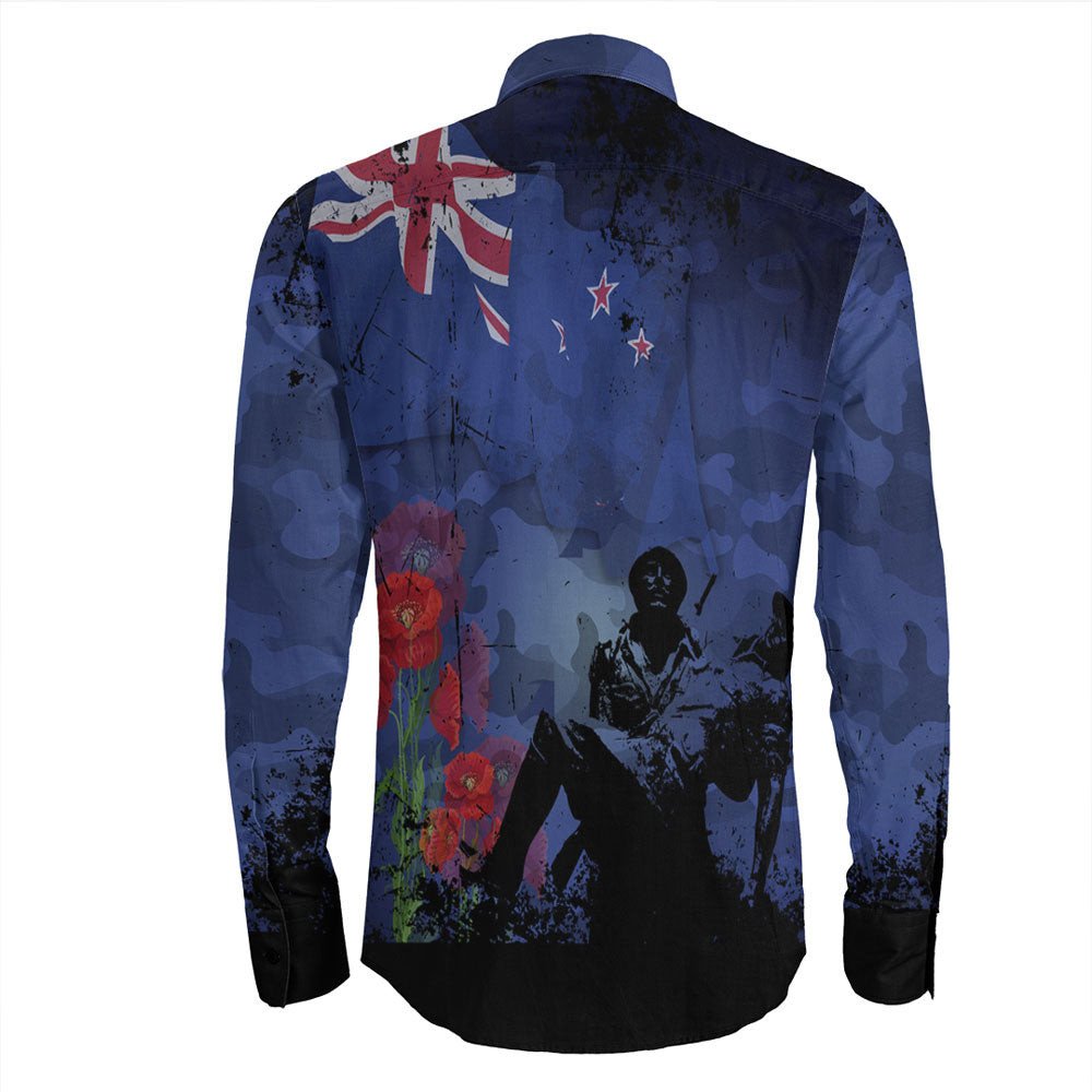 vibehoodie-clothing-new-zealand-anzac-day-soldier-poppy-camouflage-long-sleeve-button-shirt