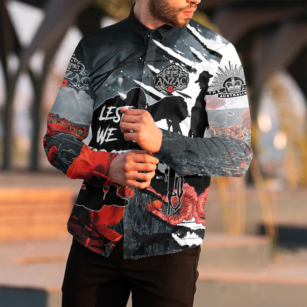 vibehoodie-clothing-spirit-anzac-day-soldier-long-sleeve-button-shirt