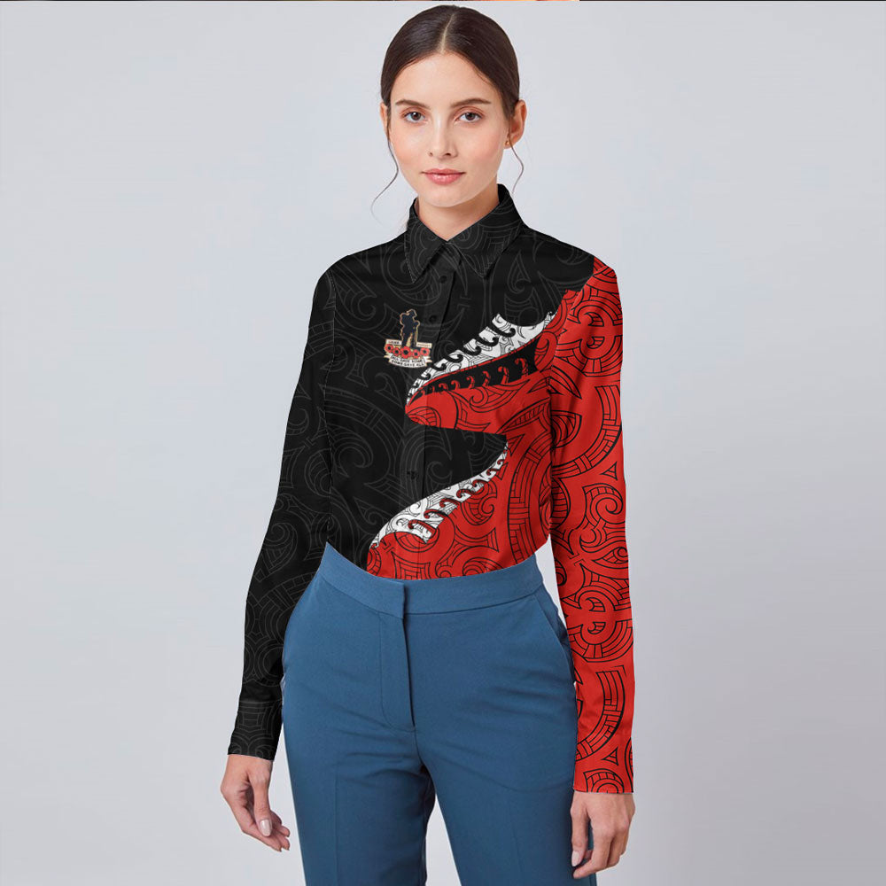 vibehoodie-clothing-anzac-poppy-fern-long-sleeve-button-shirt