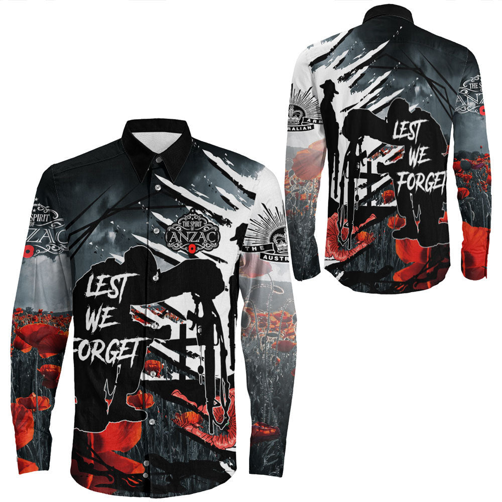 vibehoodie-clothing-spirit-anzac-day-soldier-long-sleeve-button-shirt