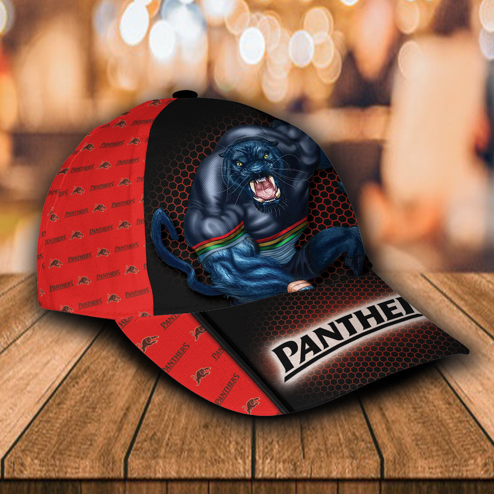 nrl-penrith-panthers-3d-mascost-classic-cap-custom-name