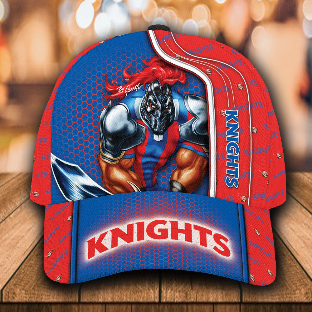 nrl-newcastle-knights-3d-mascost-classic-cap-custom-name