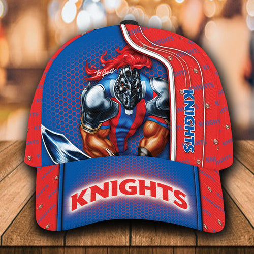 nrl-newcastle-knights-3d-mascost-classic-cap-custom-name