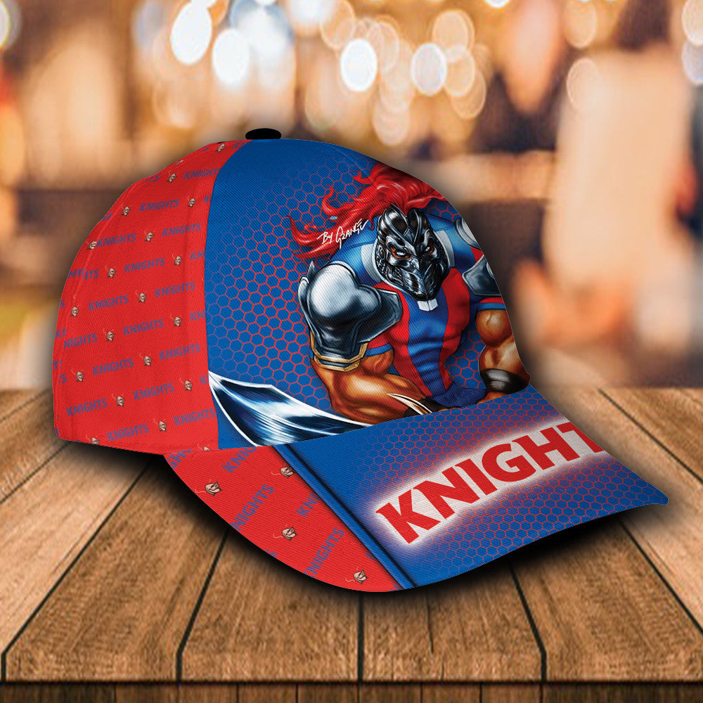 nrl-newcastle-knights-3d-mascost-classic-cap-custom-name