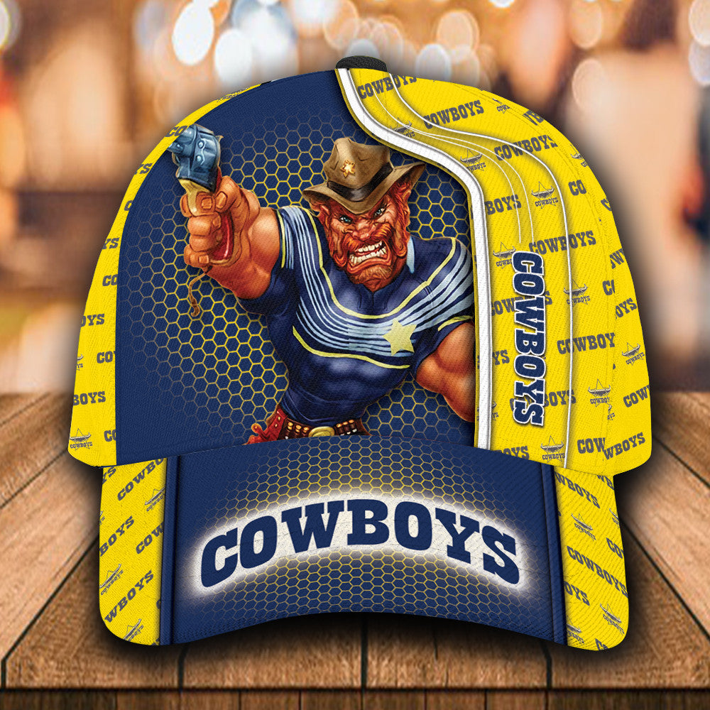 nrl-north-queensland-cowboys-3d-mascost-classic-cap-custom-name