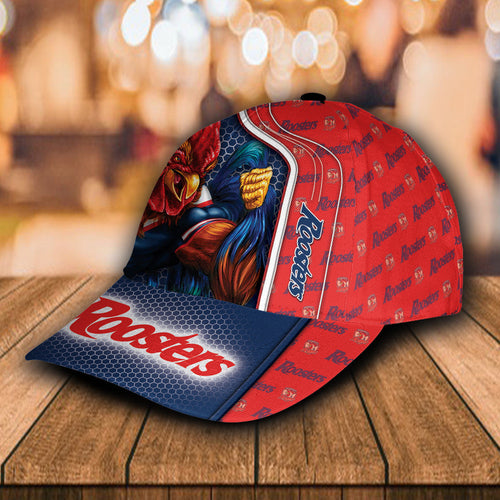 nrl-sydney-roosters-3d-mascost-classic-cap-custom-name