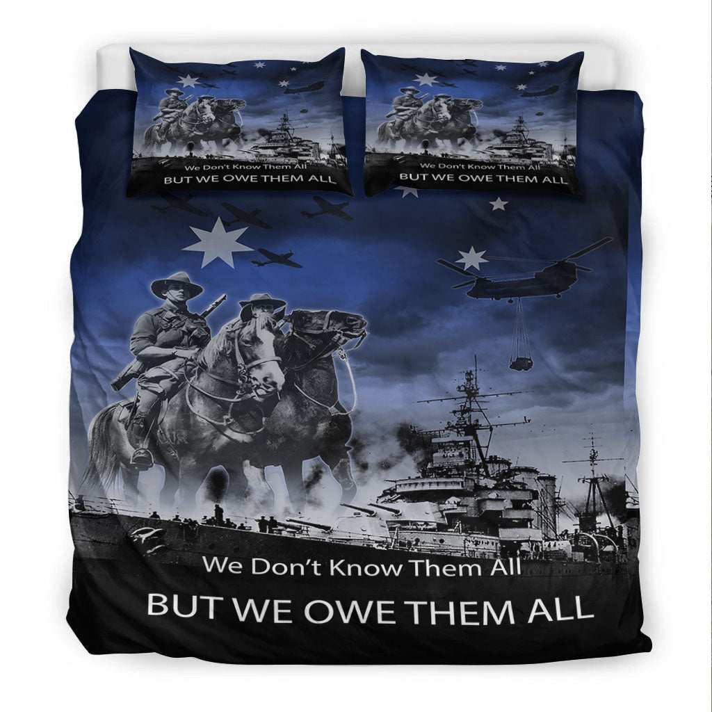 vibehoodie-bedding-set-anzac-day-australia-light-horse-bedding-set