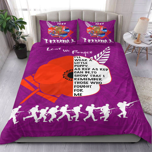vibehoodie-bedding-set-custom-new-zealand-anzac-red-poopy-purple-bedding-set